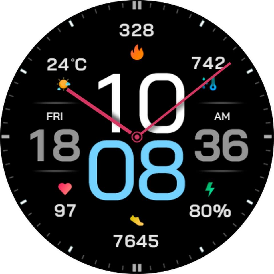 Циферблат Flat IV для Huawei Watch
