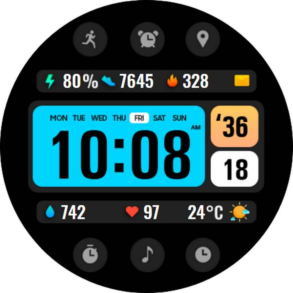 Циферблат Dashboard IV для Huawei Watch