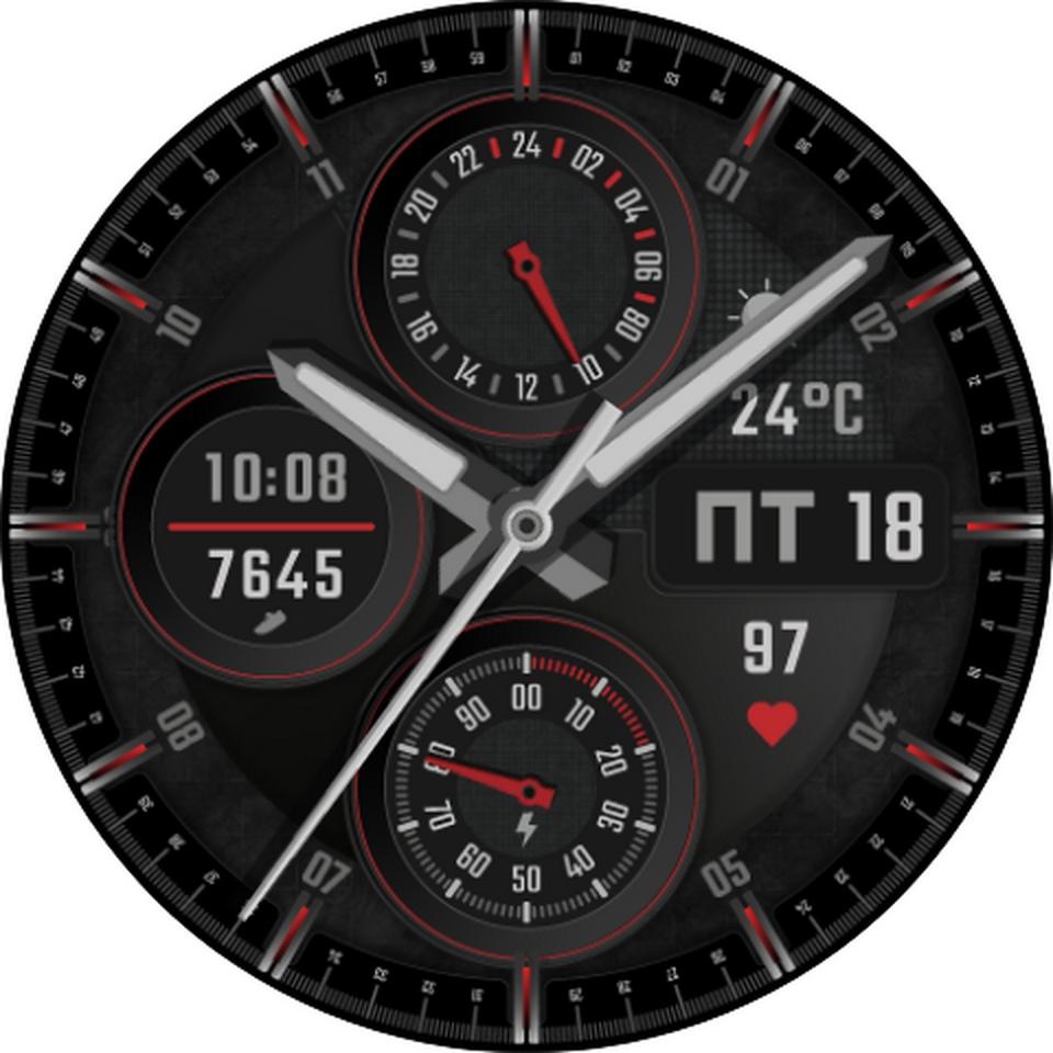 Циферблат Wolf IV RU для Huawei Watch