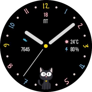 Циферблат Cartoon Cat RUS