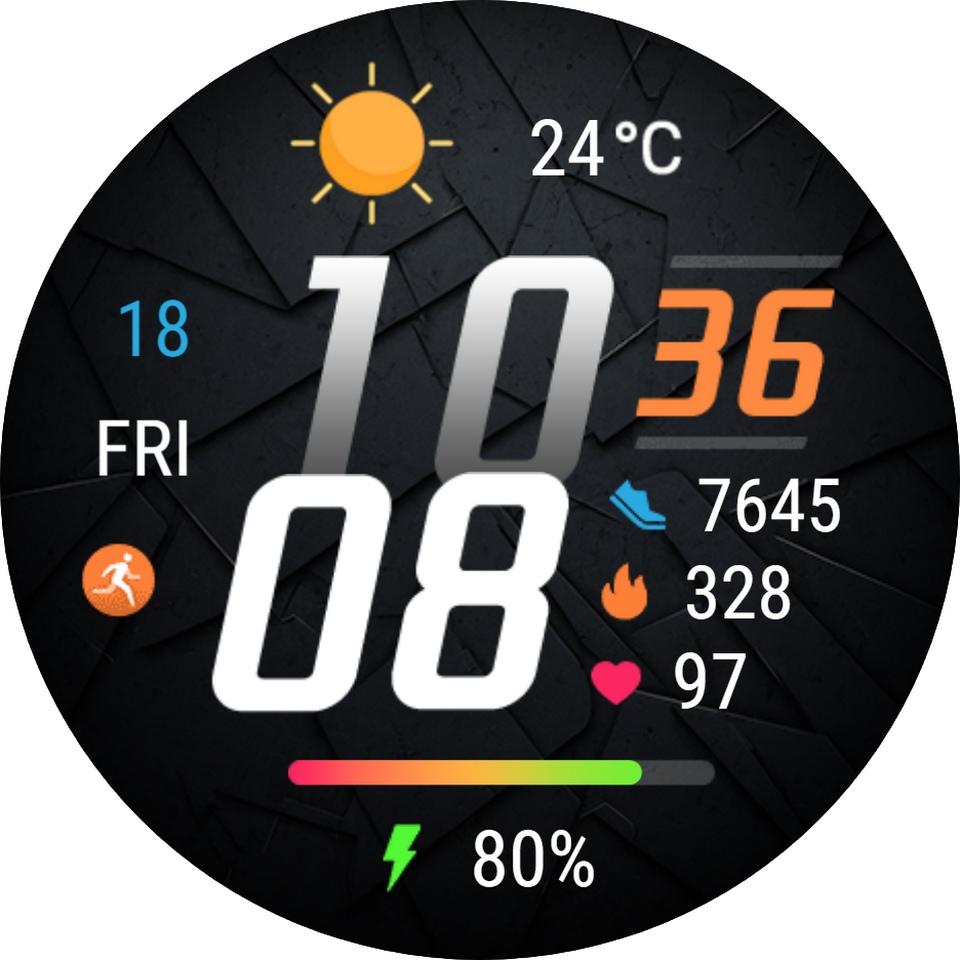 Циферблат Sport Time для Huawei Watch