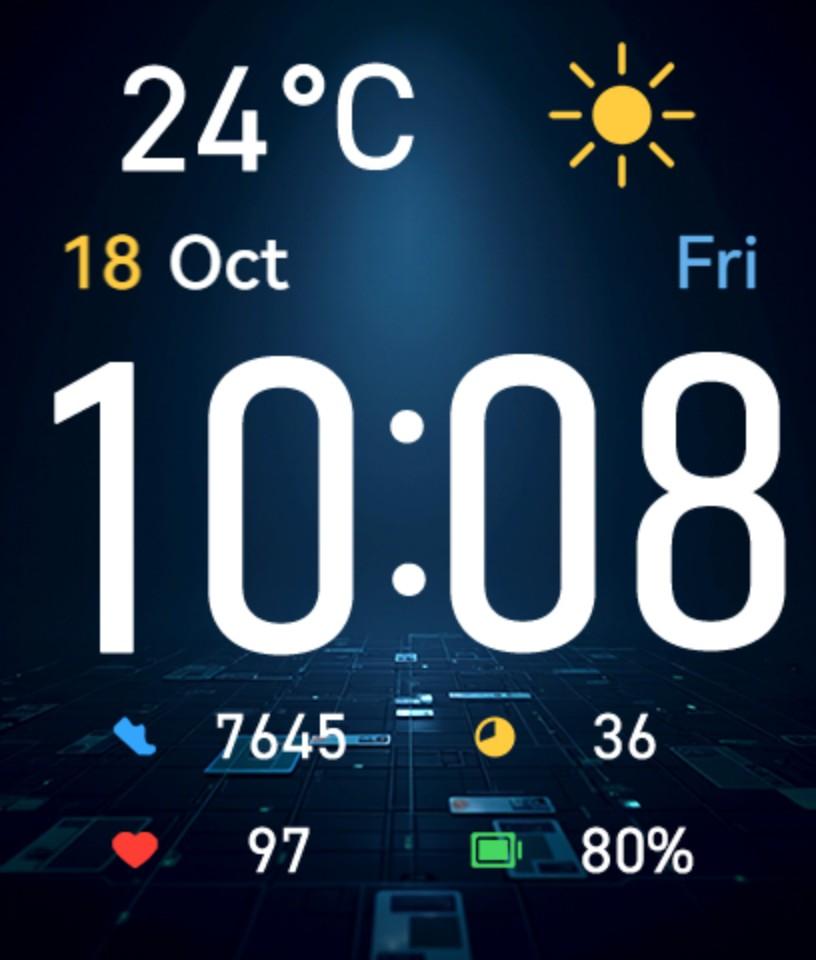 Циферблат Digit Ease для Huawei Watch