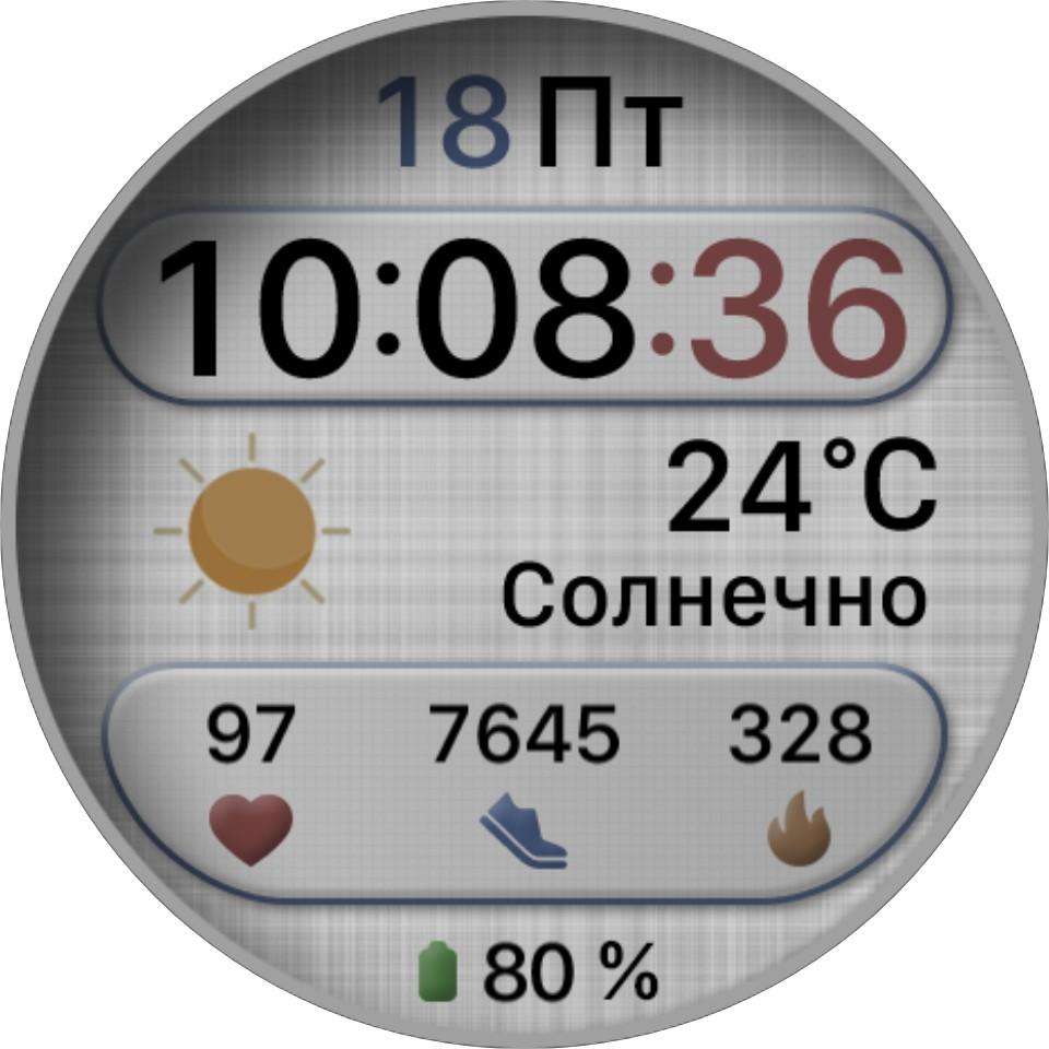 Циферблат IV02RU для Huawei Watch
